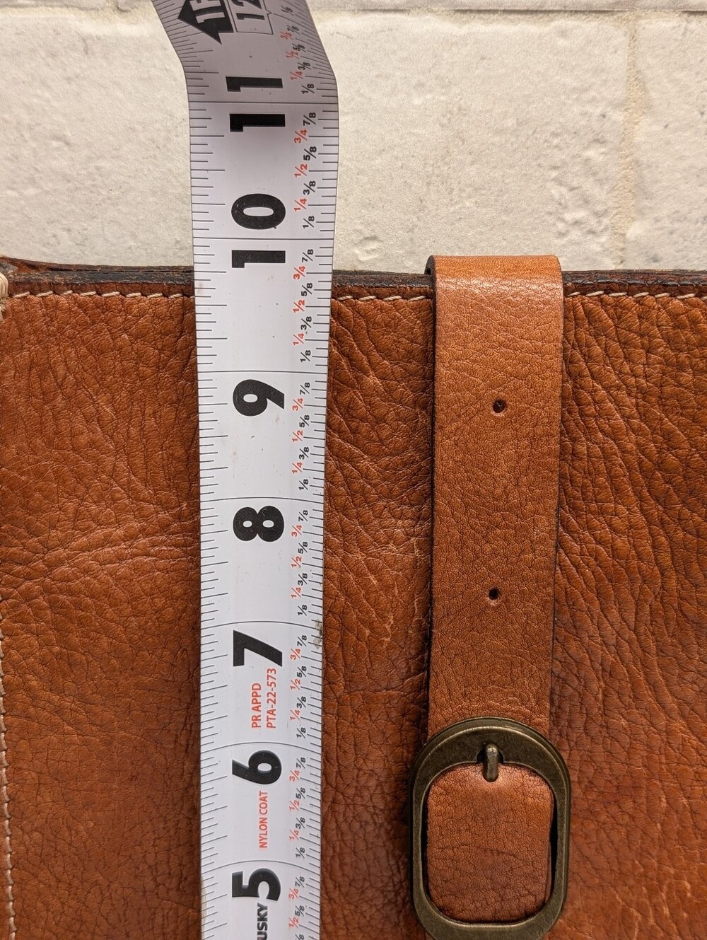 Patricia Nash Crossbody Bag - EUC - Brown 8.5x10x2 Inches - Picture 6 of 12